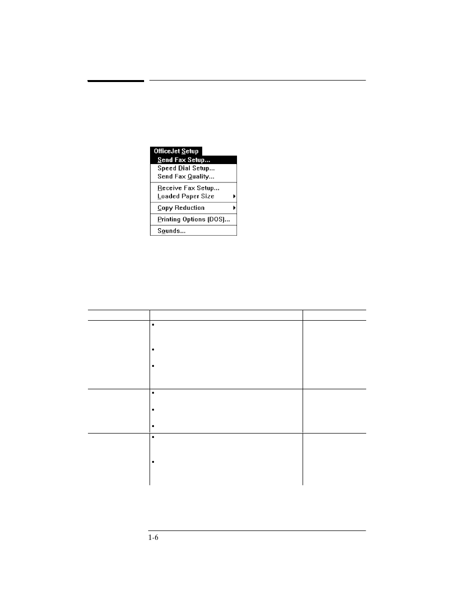 Using the officejet setup menu, Modifying device settings | HP Officejet 350 All-in-One Printer User Manual | Page 24 / 227