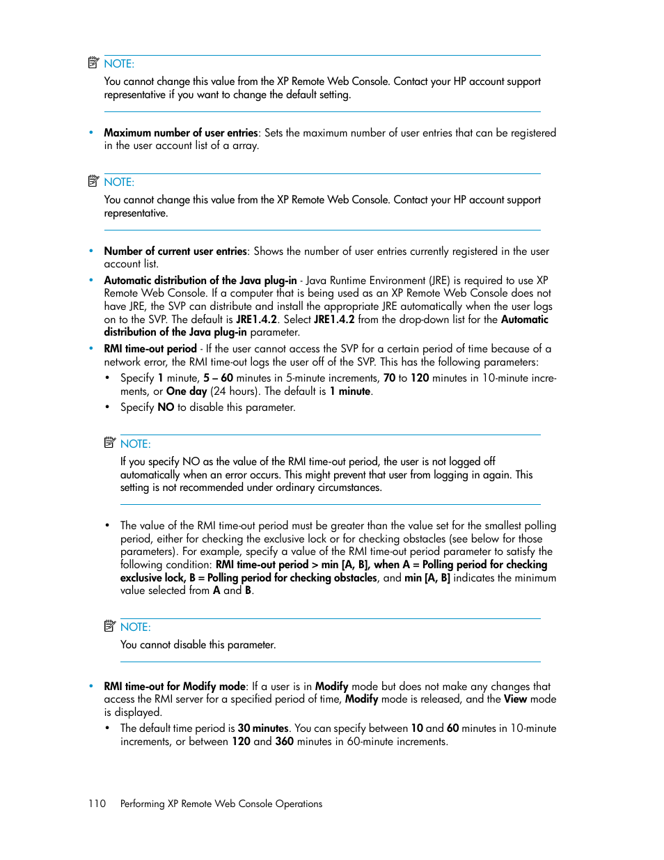 HP StorageWorks XP Remote Web Console Software User Manual | Page 110 / 186