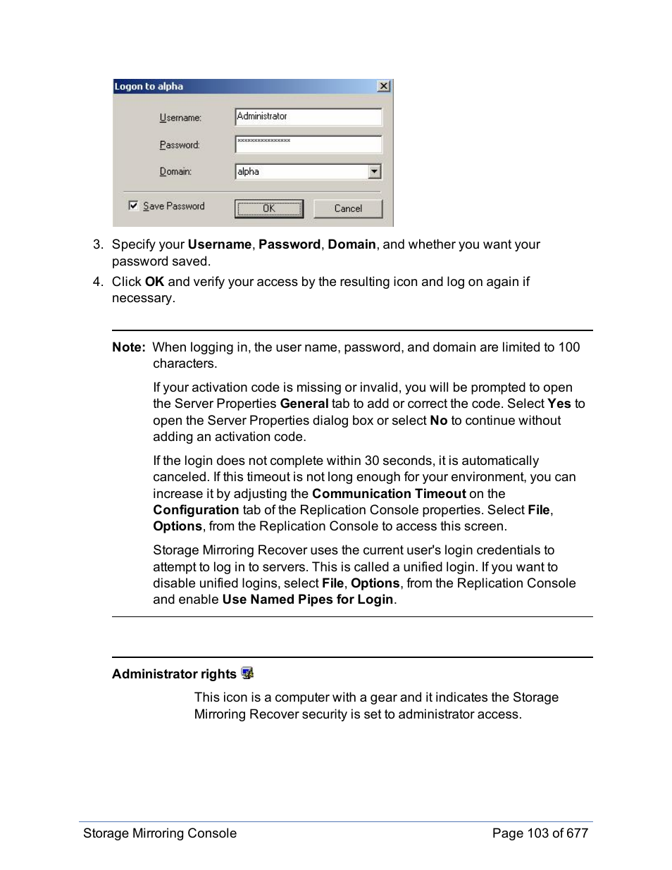 HP Storage Mirroring Software User Manual | Page 104 / 678