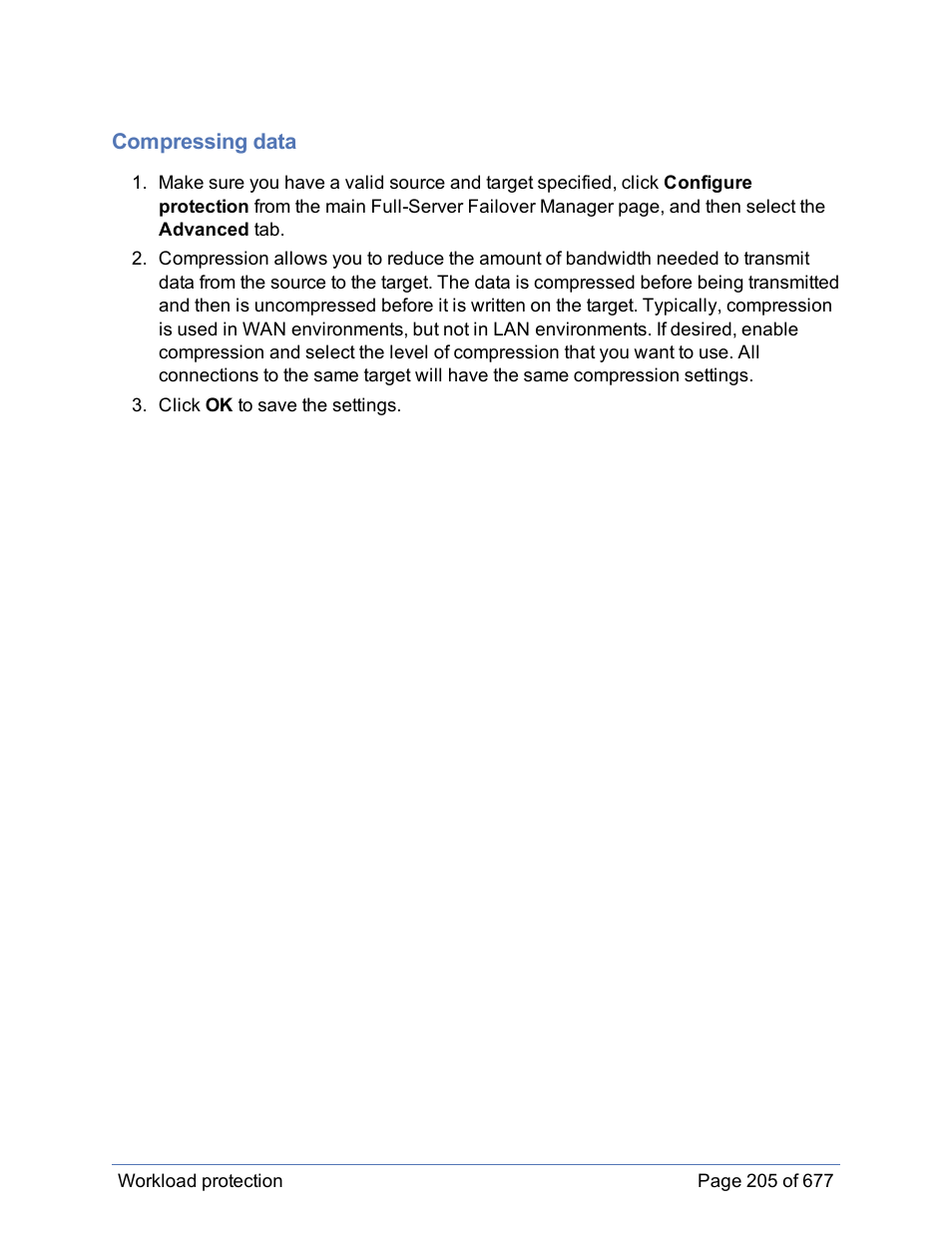 Compressing data | HP Storage Mirroring Software User Manual | Page 206 / 678