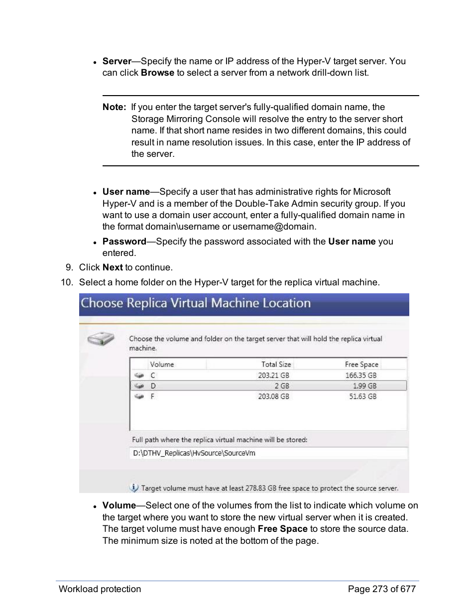 HP Storage Mirroring Software User Manual | Page 274 / 678