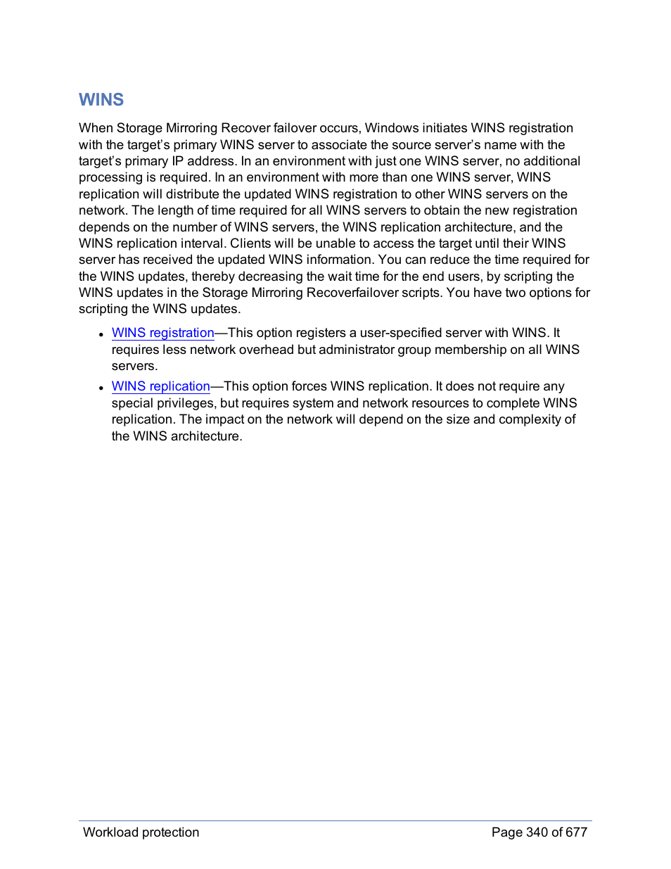 Wins | HP Storage Mirroring Software User Manual | Page 341 / 678