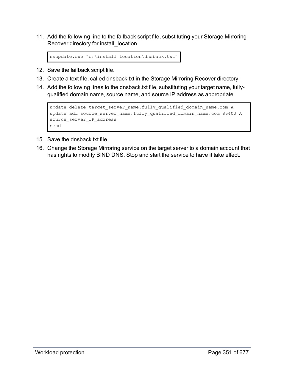 HP Storage Mirroring Software User Manual | Page 352 / 678