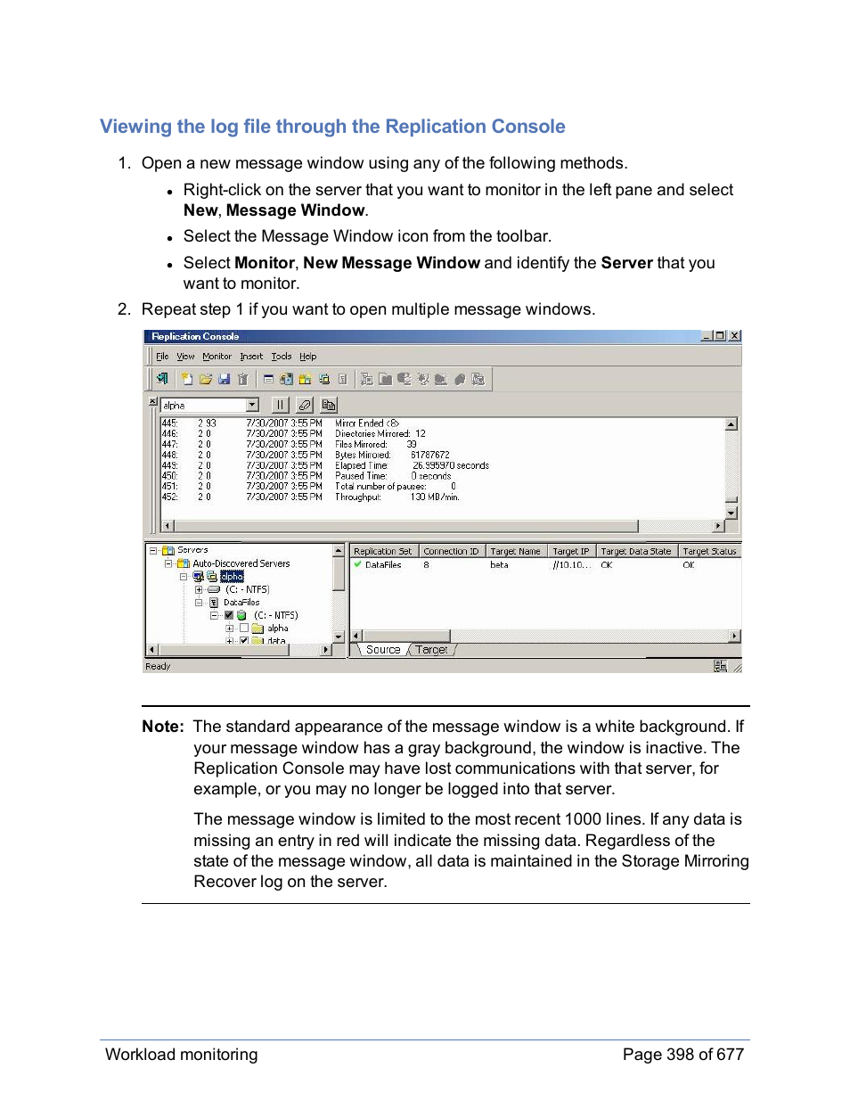 HP Storage Mirroring Software User Manual | Page 399 / 678