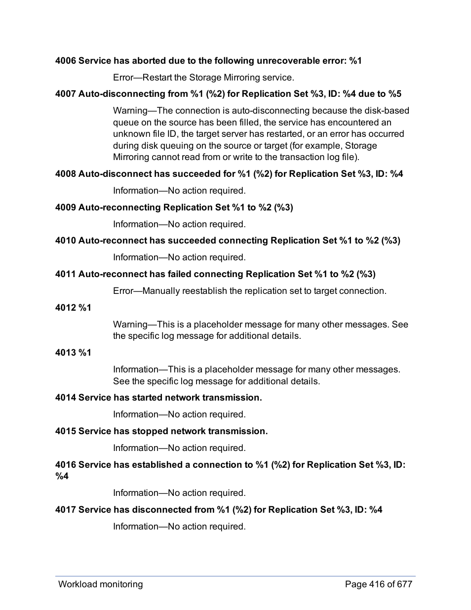 HP Storage Mirroring Software User Manual | Page 417 / 678