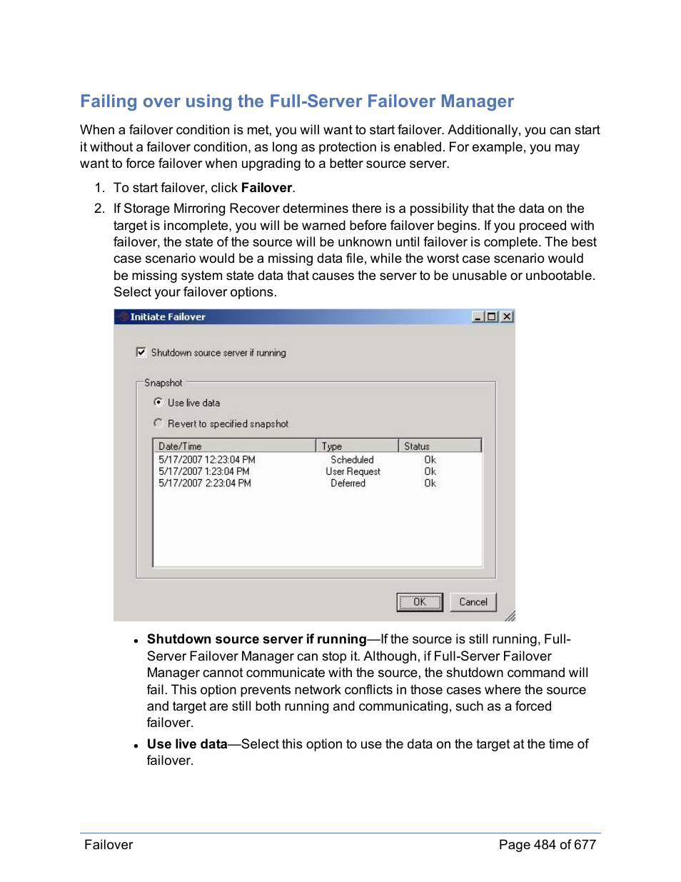 HP Storage Mirroring Software User Manual | Page 485 / 678