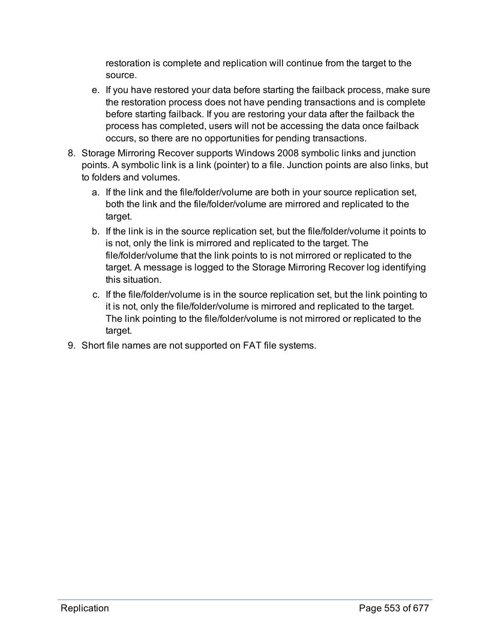 HP Storage Mirroring Software User Manual | Page 554 / 678