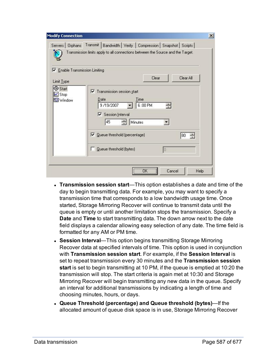 HP Storage Mirroring Software User Manual | Page 588 / 678