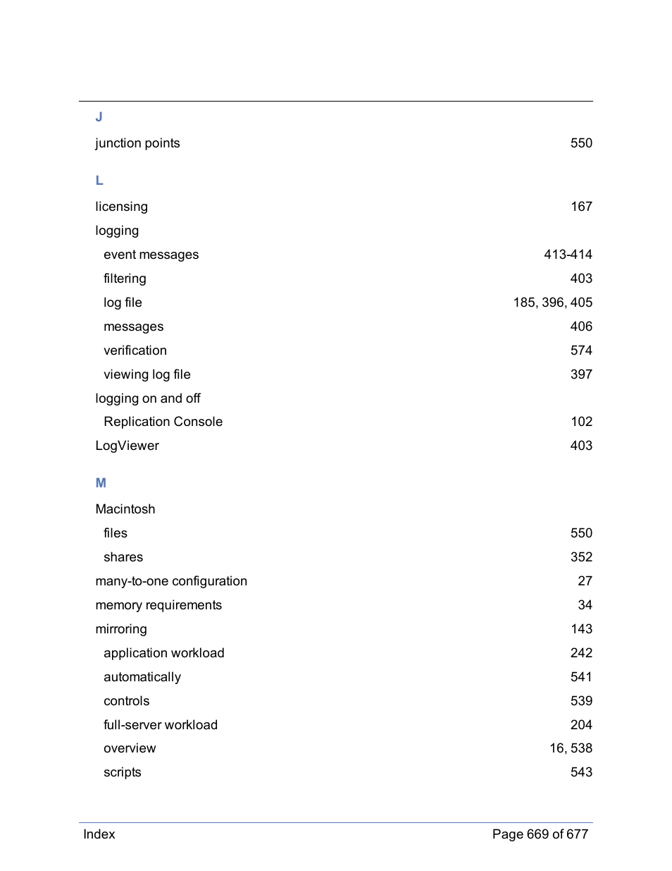 HP Storage Mirroring Software User Manual | Page 670 / 678