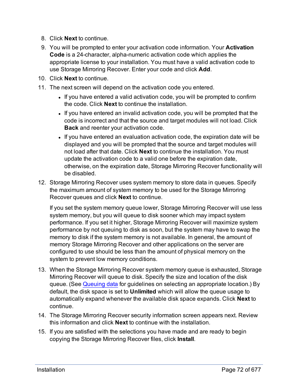 HP Storage Mirroring Software User Manual | Page 73 / 678