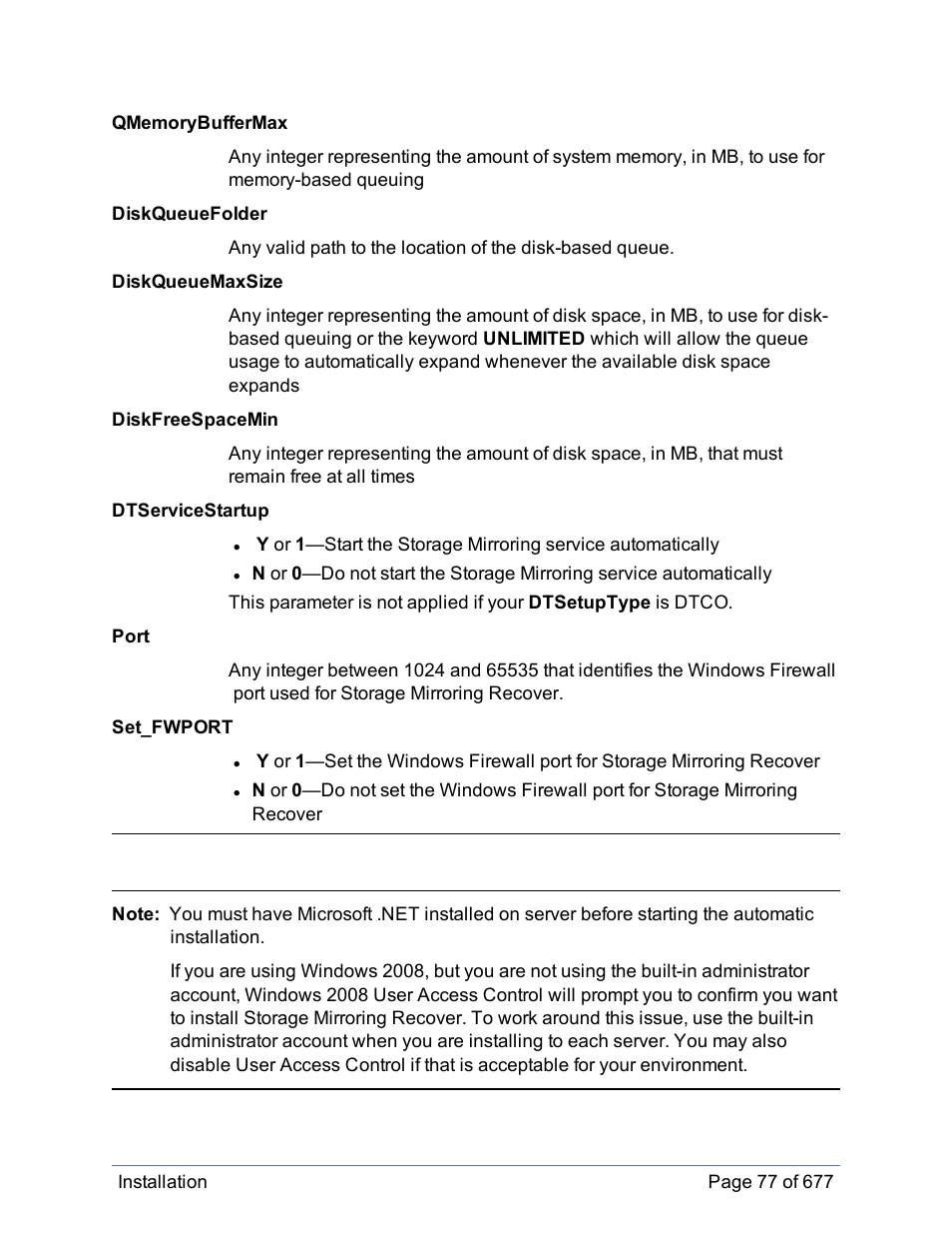 HP Storage Mirroring Software User Manual | Page 78 / 678