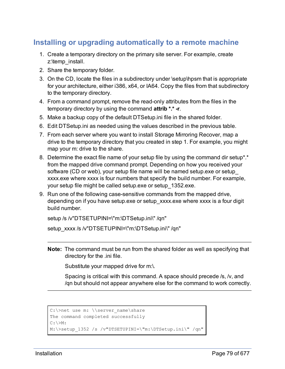 HP Storage Mirroring Software User Manual | Page 80 / 678