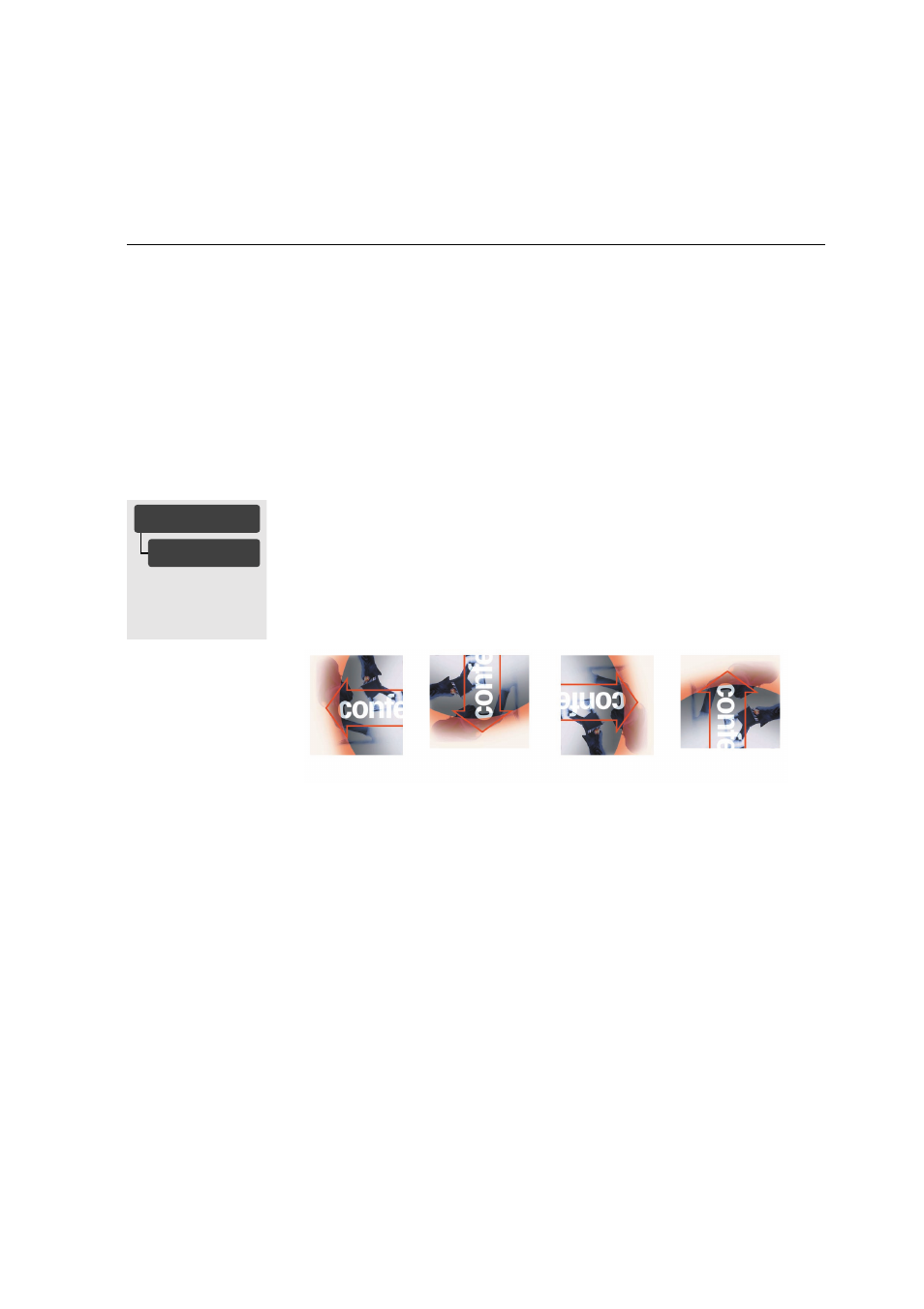 Rotating an image, Rotating an image from the front panel, Rotating an image 5-15 | Rotating an image from the front panel 5-15 | HP Designjet 2500.3500cp Printer series User Manual | Page 141 / 340