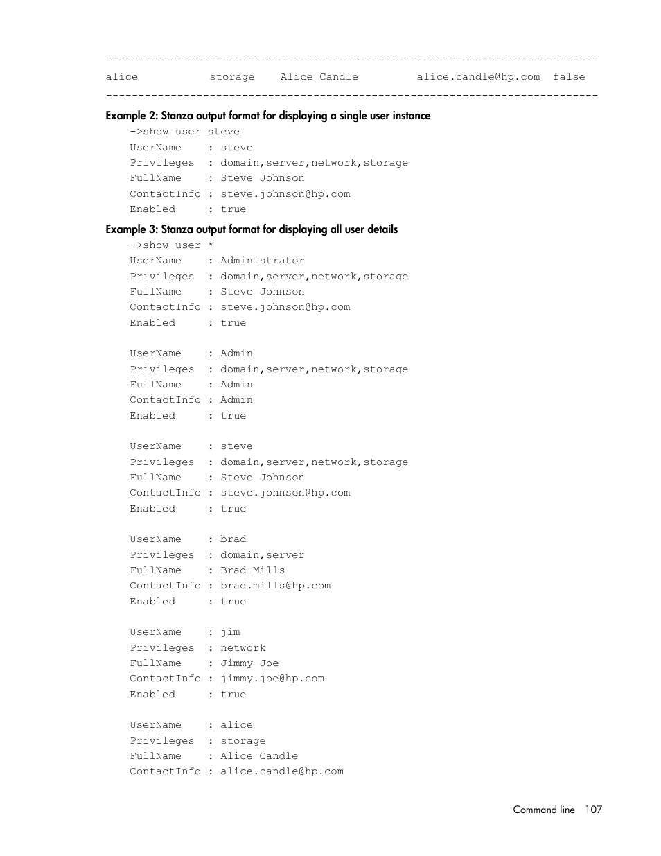 HP Virtual Connect 8Gb 24-port Fibre Channel Module for c-Class BladeSystem User Manual | Page 107 / 159