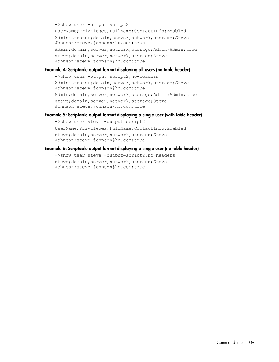 HP Virtual Connect 8Gb 24-port Fibre Channel Module for c-Class BladeSystem User Manual | Page 109 / 159