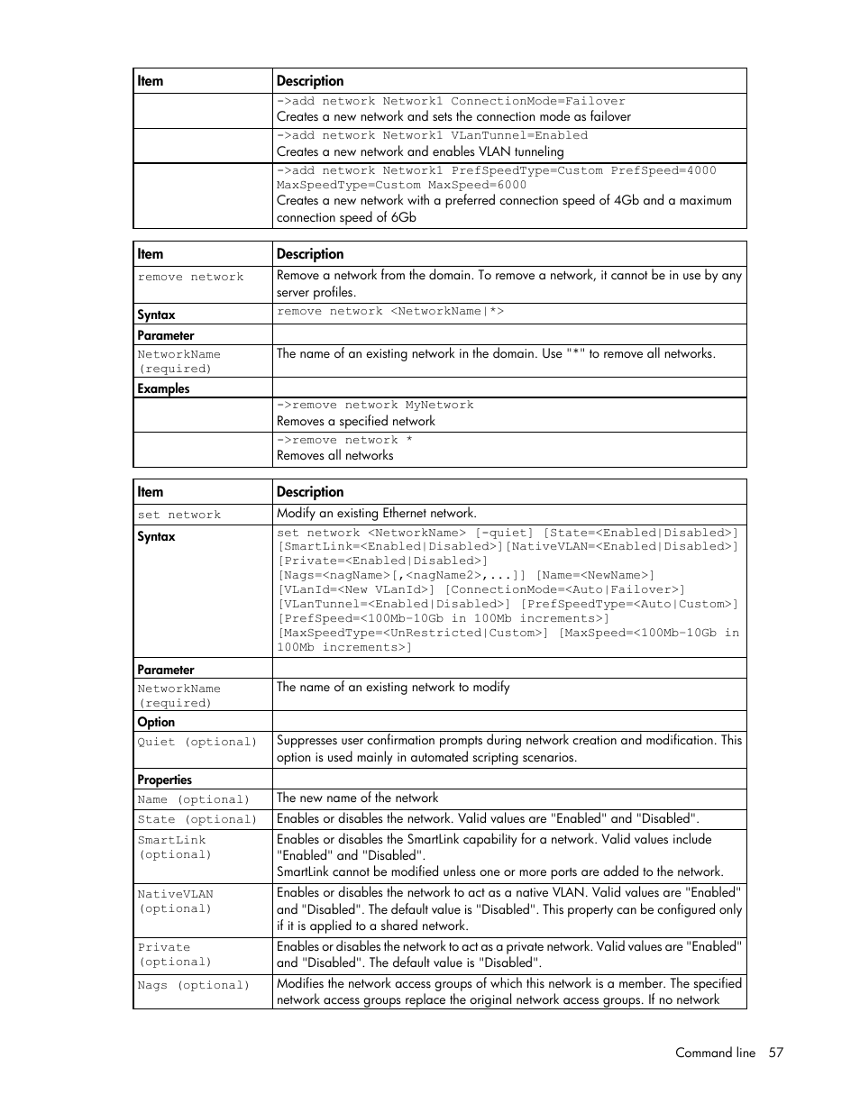 HP Virtual Connect 8Gb 24-port Fibre Channel Module for c-Class BladeSystem User Manual | Page 57 / 159