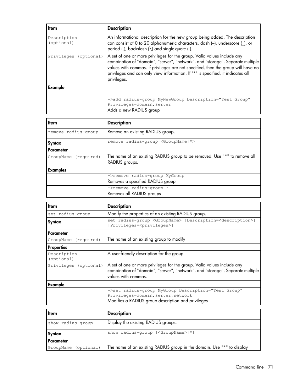 HP Virtual Connect 8Gb 24-port Fibre Channel Module for c-Class BladeSystem User Manual | Page 71 / 159