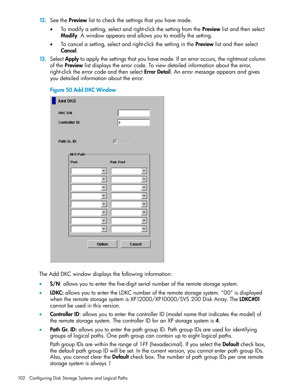 HP StorageWorks XP Remote Web Console Software User Manual | Page 102 / 203