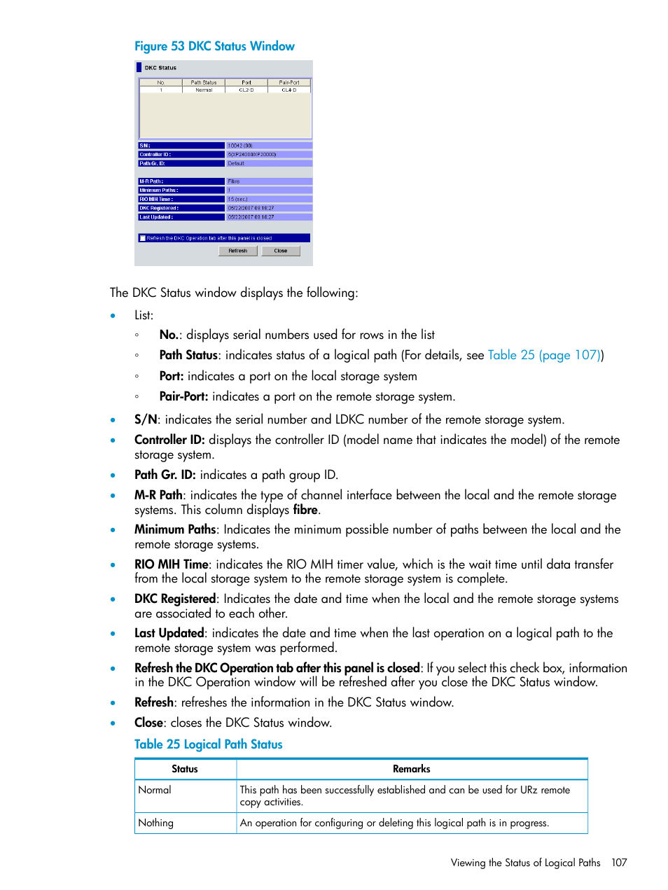 HP StorageWorks XP Remote Web Console Software User Manual | Page 107 / 203