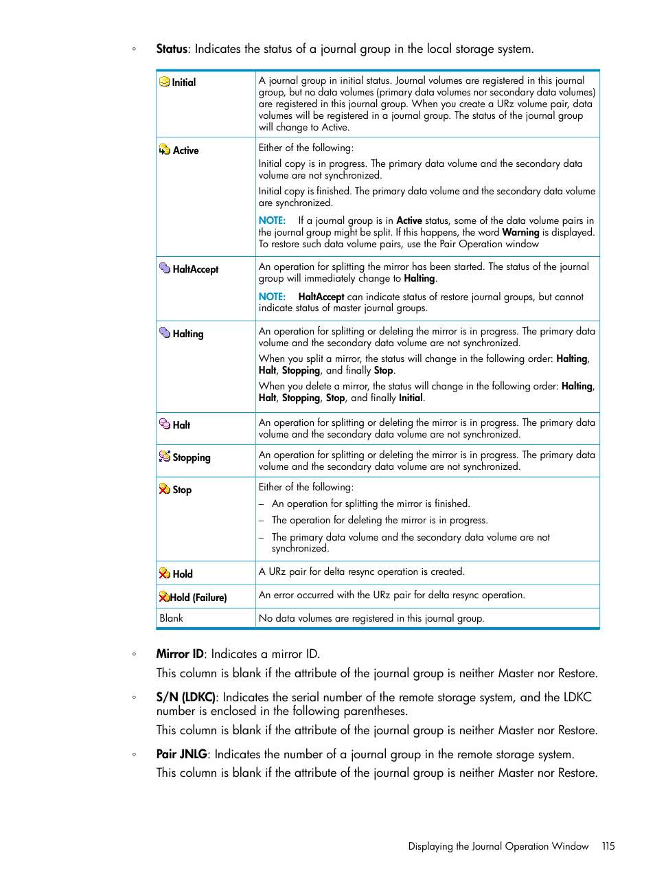 HP StorageWorks XP Remote Web Console Software User Manual | Page 115 / 203