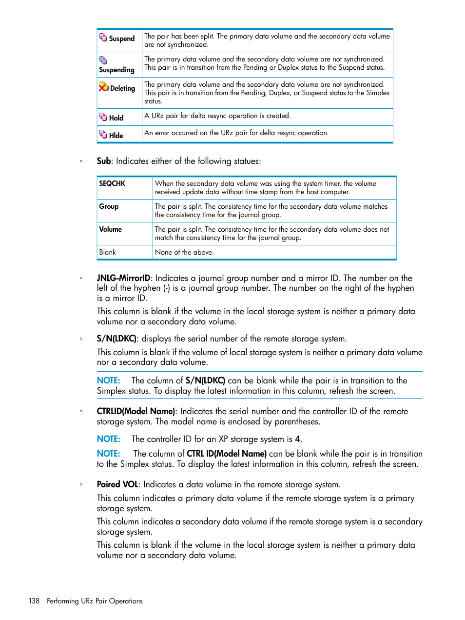 HP StorageWorks XP Remote Web Console Software User Manual | Page 138 / 203