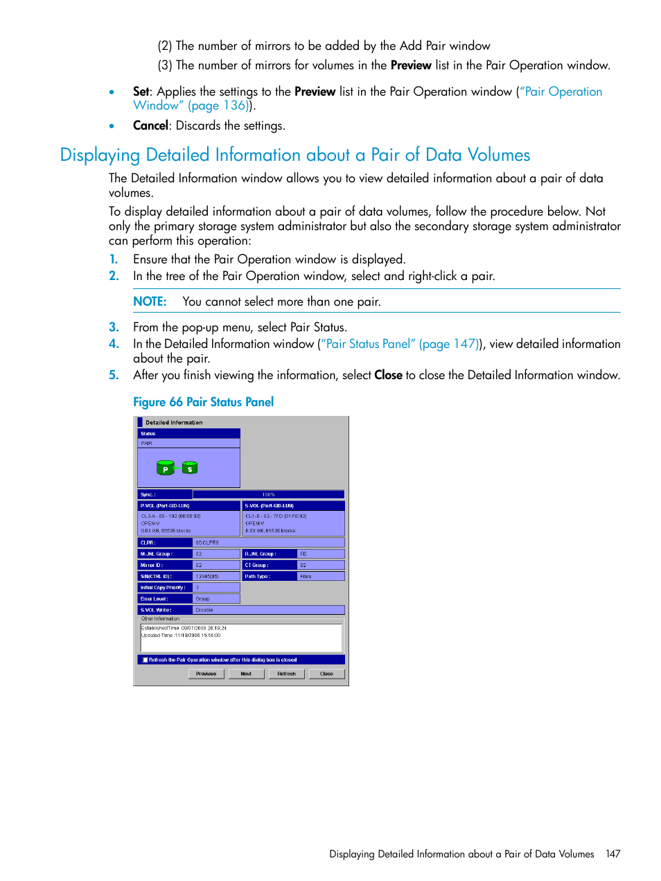 HP StorageWorks XP Remote Web Console Software User Manual | Page 147 / 203