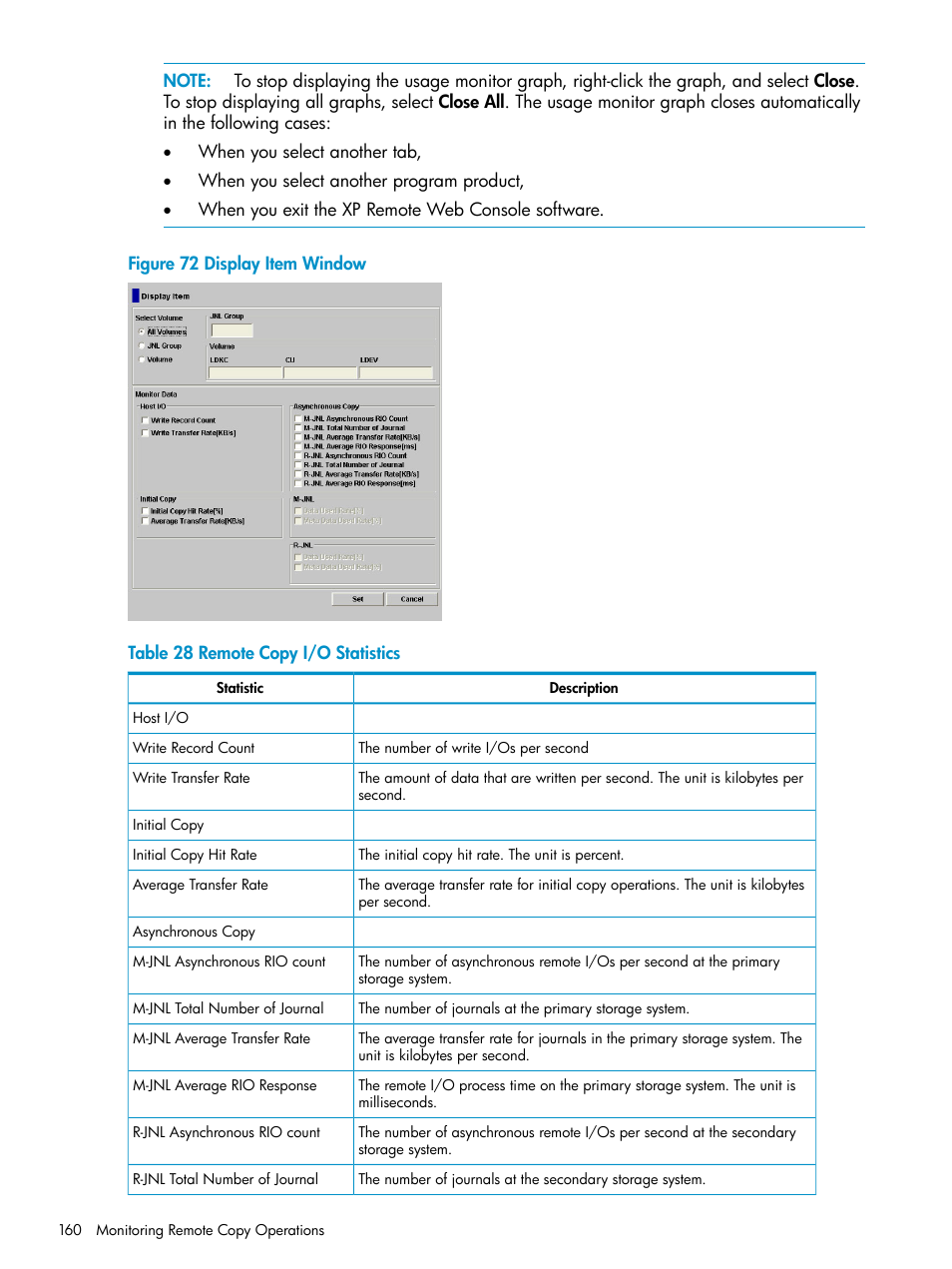 HP StorageWorks XP Remote Web Console Software User Manual | Page 160 / 203