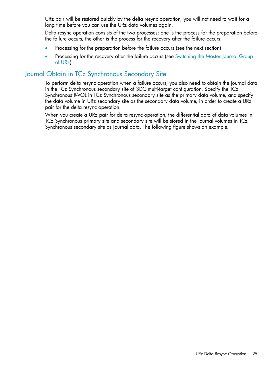 Journal obtain in tcz synchronous secondary site | HP StorageWorks XP Remote Web Console Software User Manual | Page 25 / 203