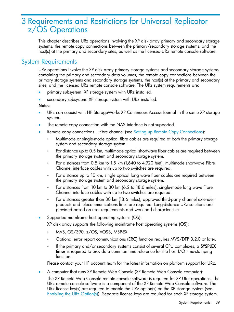 System requirements | HP StorageWorks XP Remote Web Console Software User Manual | Page 39 / 203