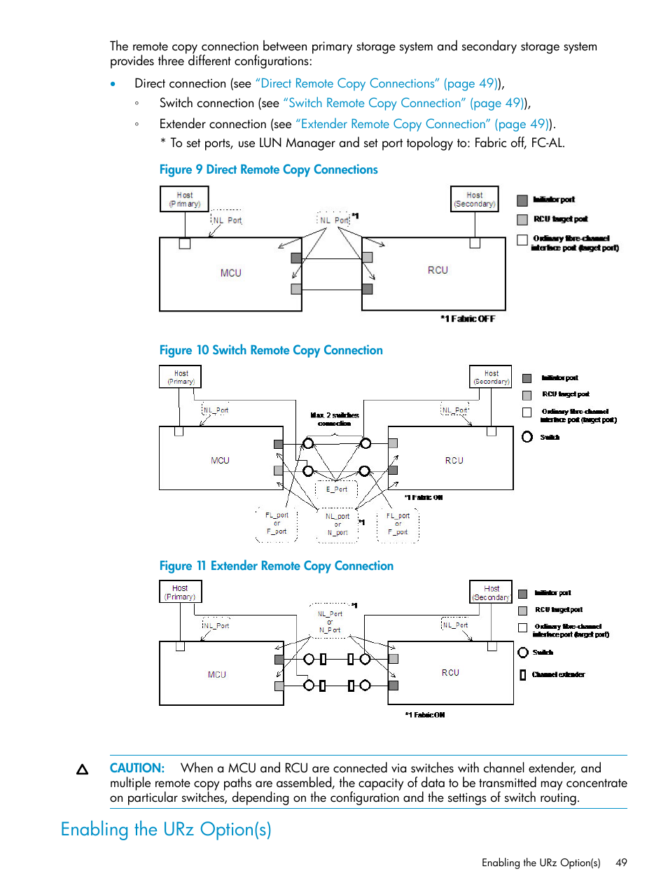 Enabling the urz option(s) | HP StorageWorks XP Remote Web Console Software User Manual | Page 49 / 203