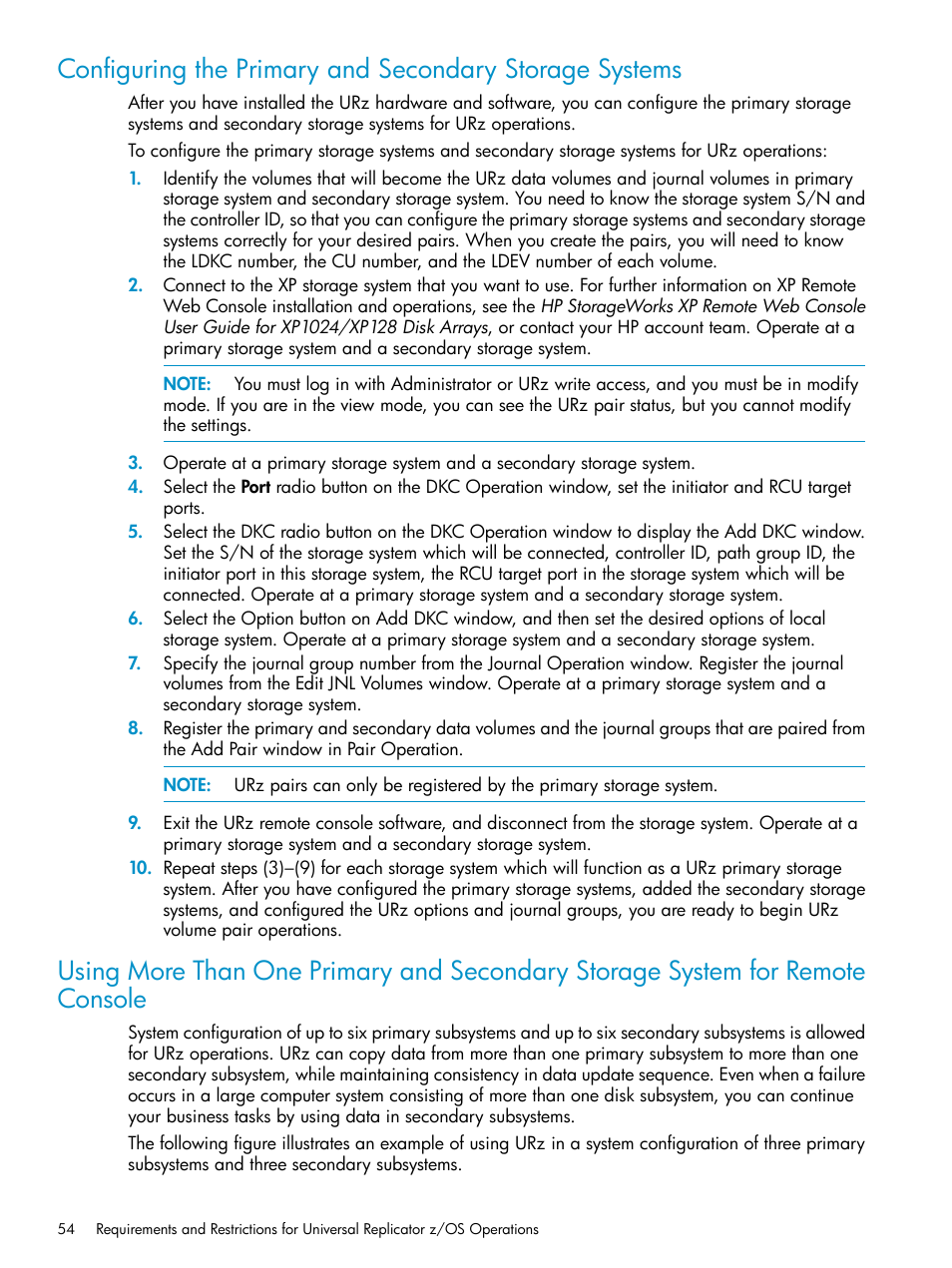 HP StorageWorks XP Remote Web Console Software User Manual | Page 54 / 203