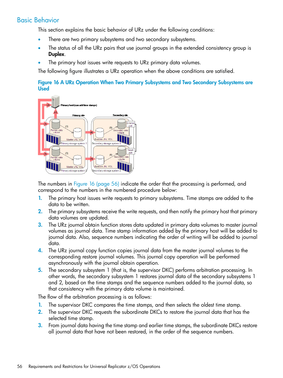 Basic behavior | HP StorageWorks XP Remote Web Console Software User Manual | Page 56 / 203