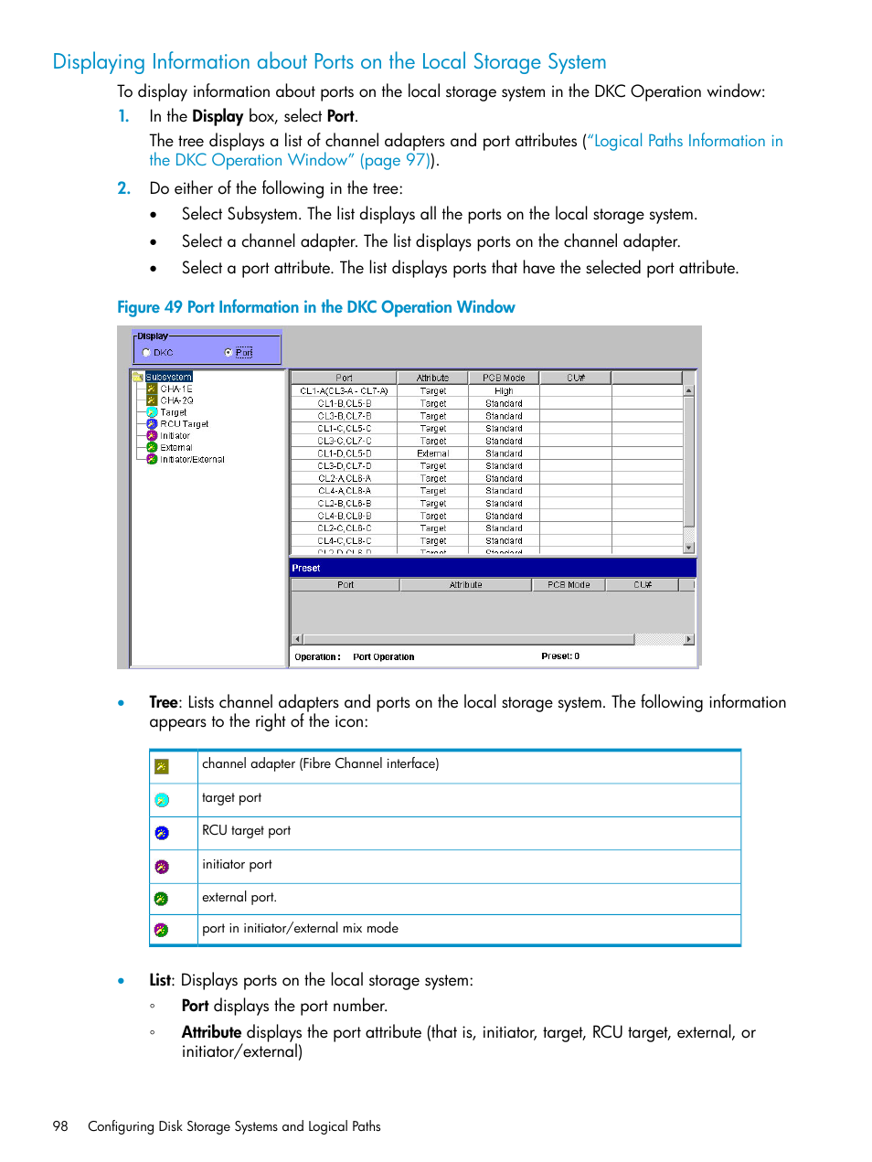 HP StorageWorks XP Remote Web Console Software User Manual | Page 98 / 203