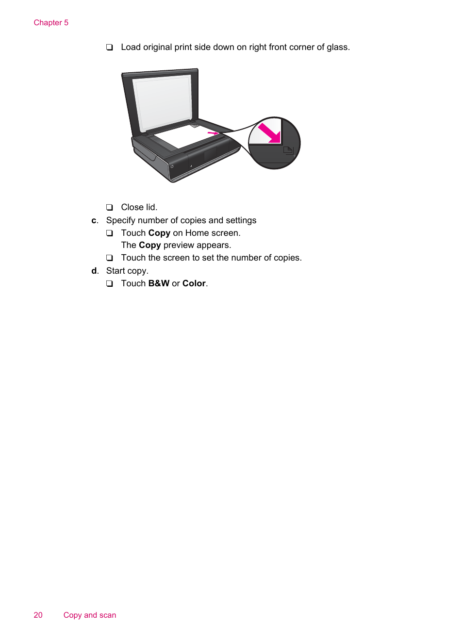 HP ENVY 100 e-All-in-One Printer - D410b User Manual | Page 22 / 64