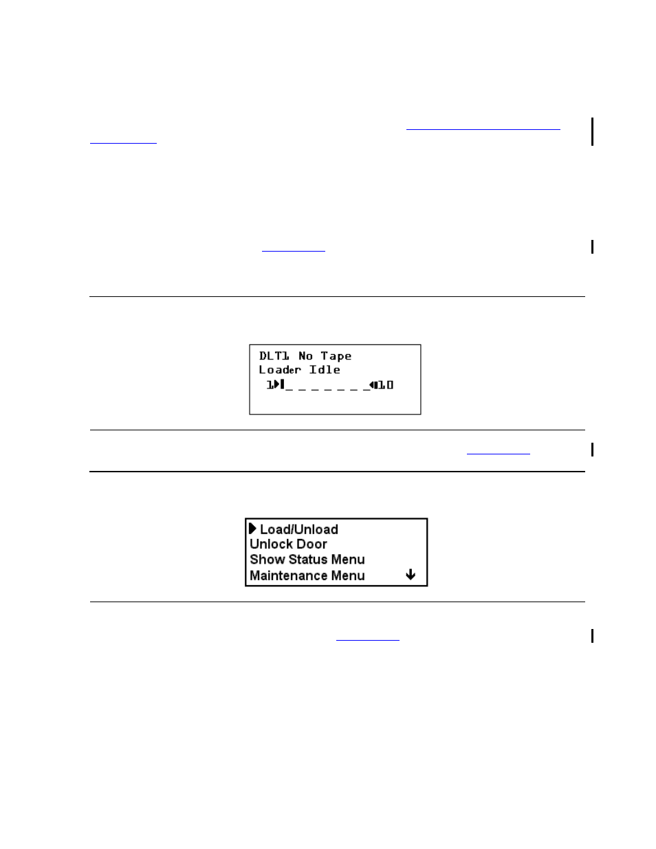 Configuring the tape drive, Setting the scsi id, Figure 2-3 | Default screen, Figure 2-4, Main menu | HP Integrity NonStop H-Series User Manual | Page 23 / 76