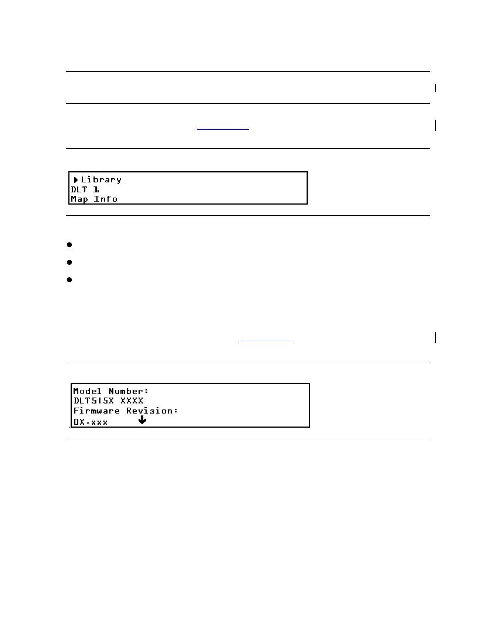Figure 3-10, Show status menu, Figure 3-11 | Library status menu, Show status | HP Integrity NonStop H-Series User Manual | Page 46 / 76