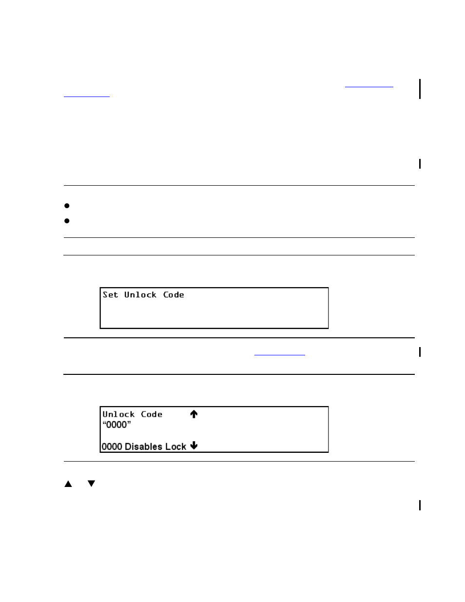 Show history, Figure 3-14, Security menu | Figure 3-15, Code select menu, Figure 3-14, security menu, Security | HP Integrity NonStop H-Series User Manual | Page 50 / 76