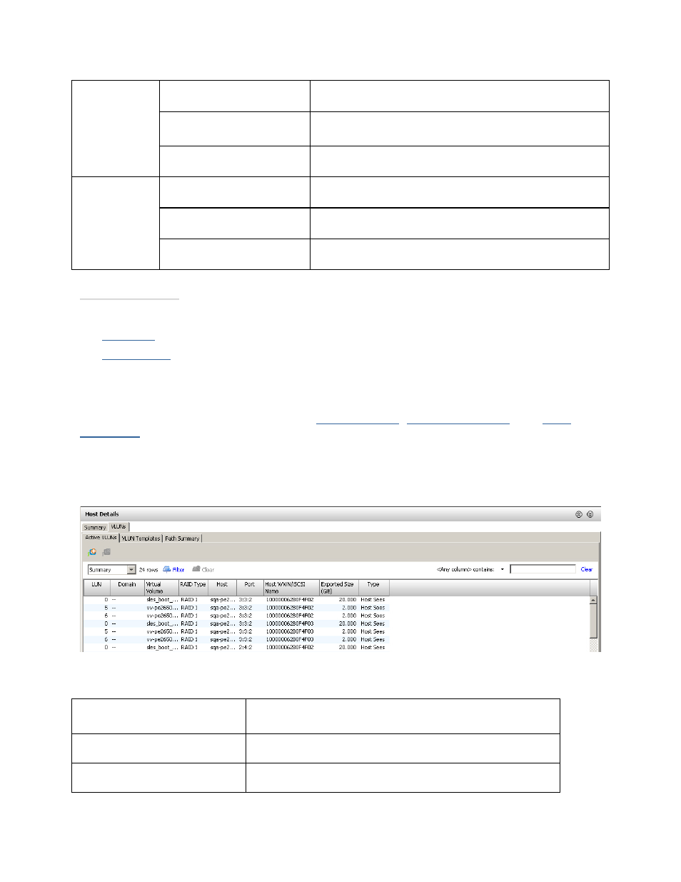 Vlun details | HP 3PAR Operating System Software User Manual | Page 195 / 475