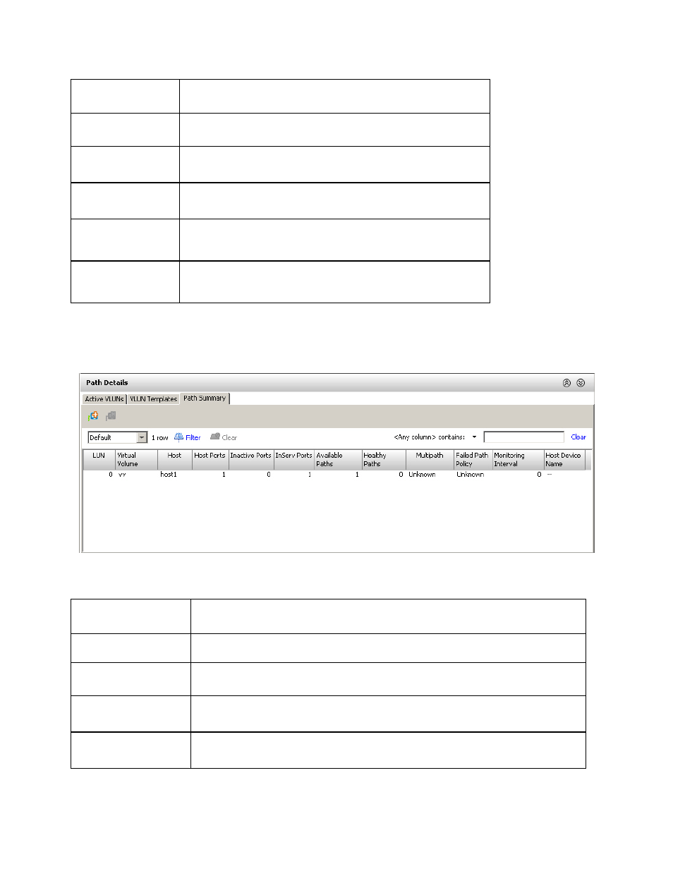 Path summary | HP 3PAR Operating System Software User Manual | Page 204 / 475