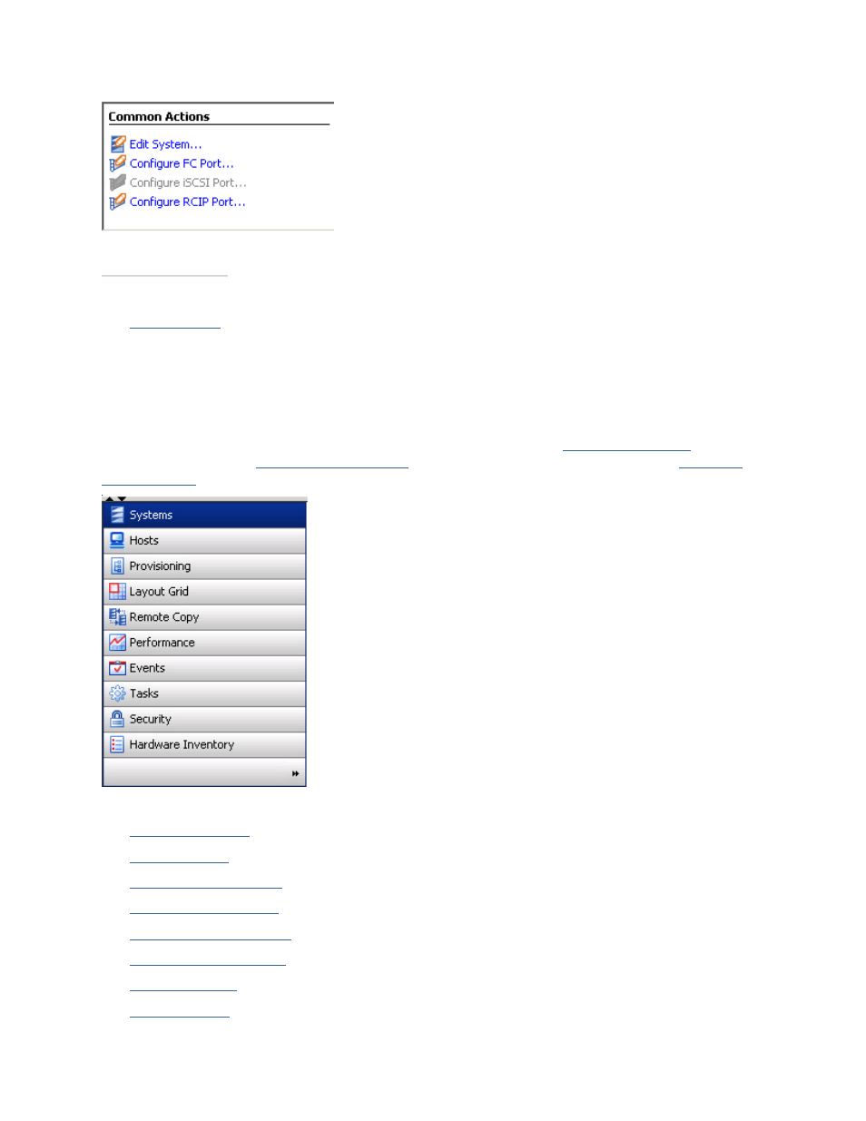 Manager pane | HP 3PAR Operating System Software User Manual | Page 28 / 475