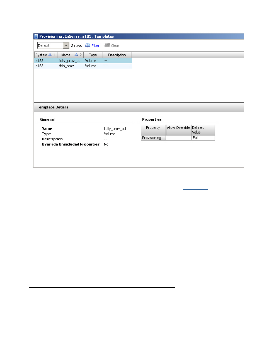 Upper pane | HP 3PAR Operating System Software User Manual | Page 304 / 475