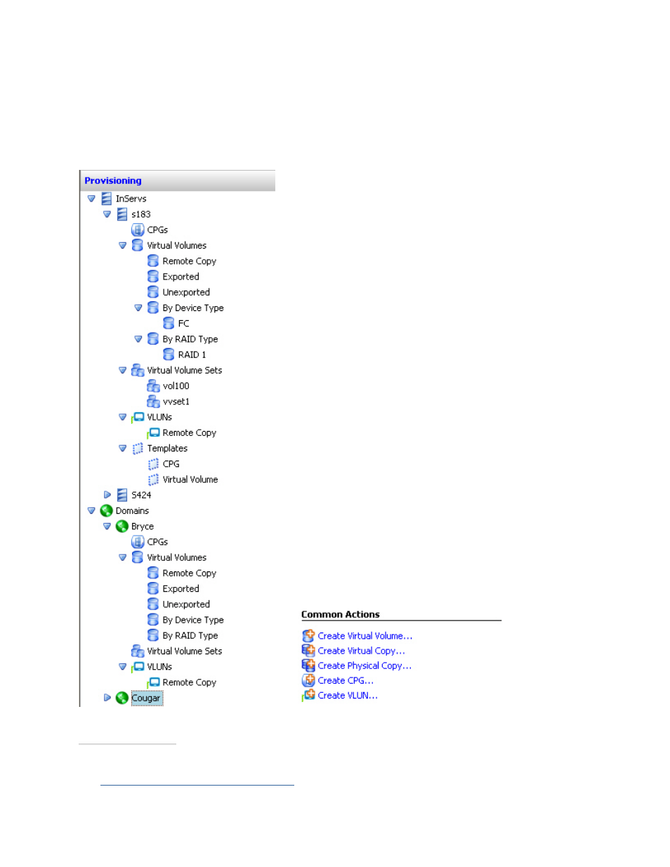 Provisioning manager | HP 3PAR Operating System Software User Manual | Page 31 / 475