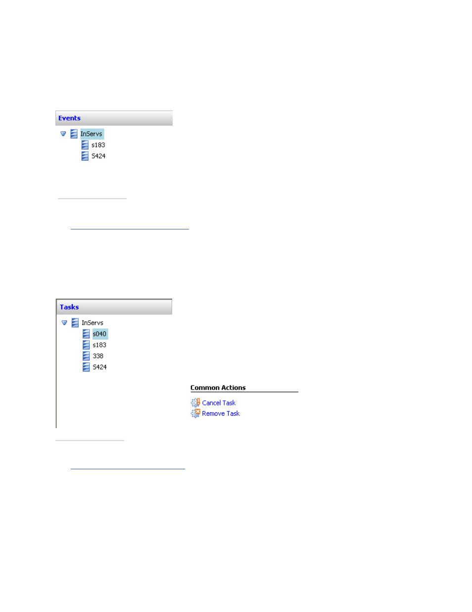 Event manager, Task manager | HP 3PAR Operating System Software User Manual | Page 34 / 475