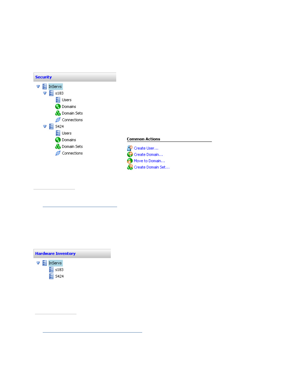 Security manager, Hardware inventory manager | HP 3PAR Operating System Software User Manual | Page 35 / 475