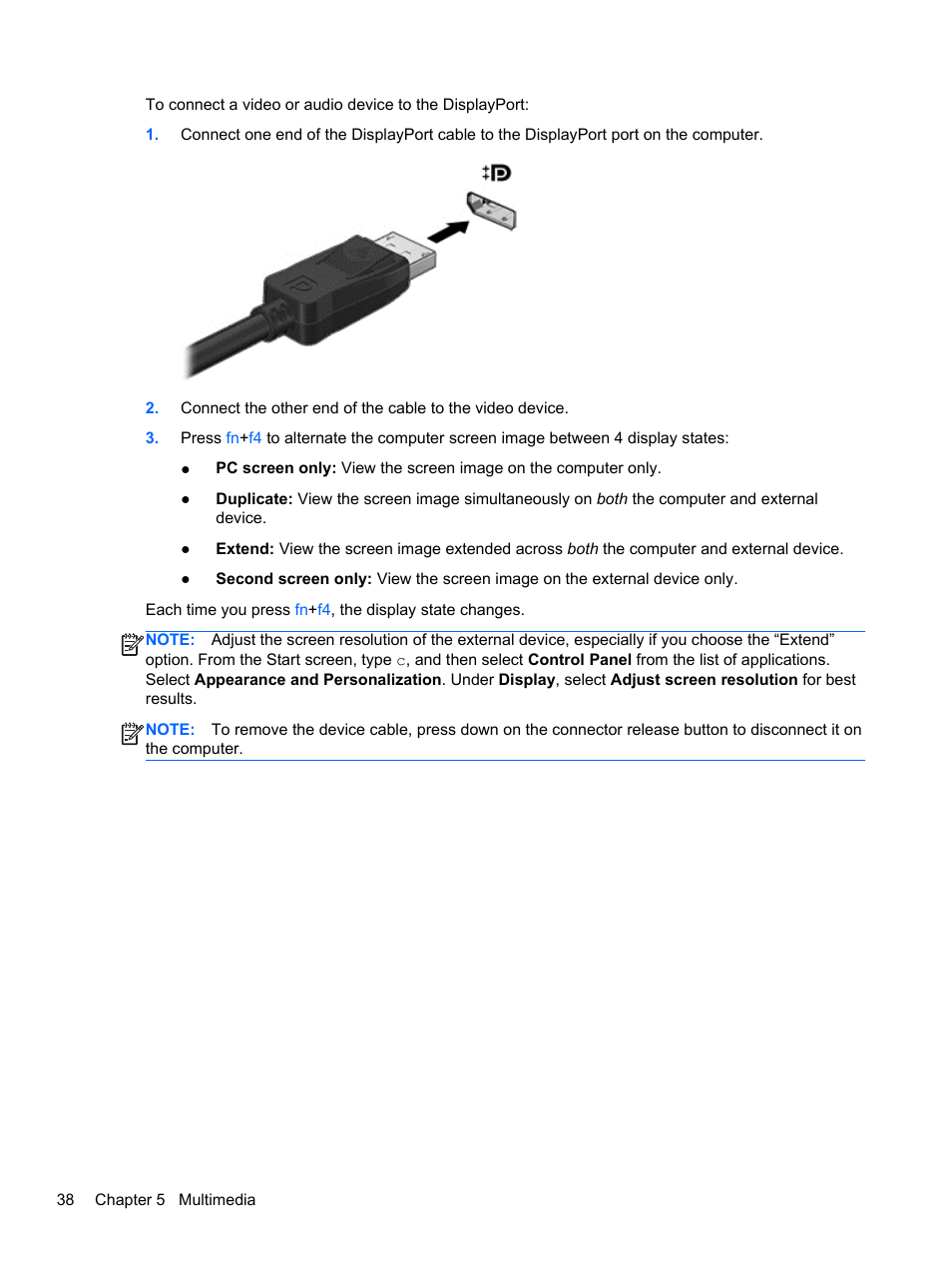 HP EliteBook 8570w Mobile Workstation User Manual | Page 48 / 127