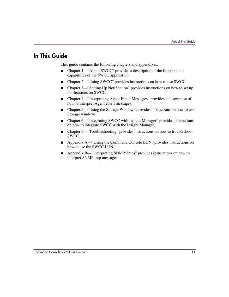 HP StorageWorks EVA Controller HSG V8.8 Software User Manual | Page 11 / 150