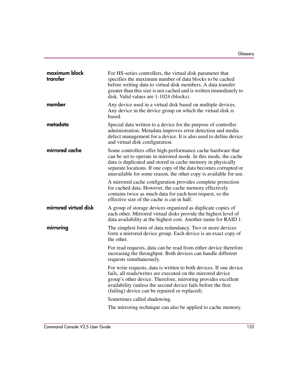 HP StorageWorks EVA Controller HSG V8.8 Software User Manual | Page 133 / 150