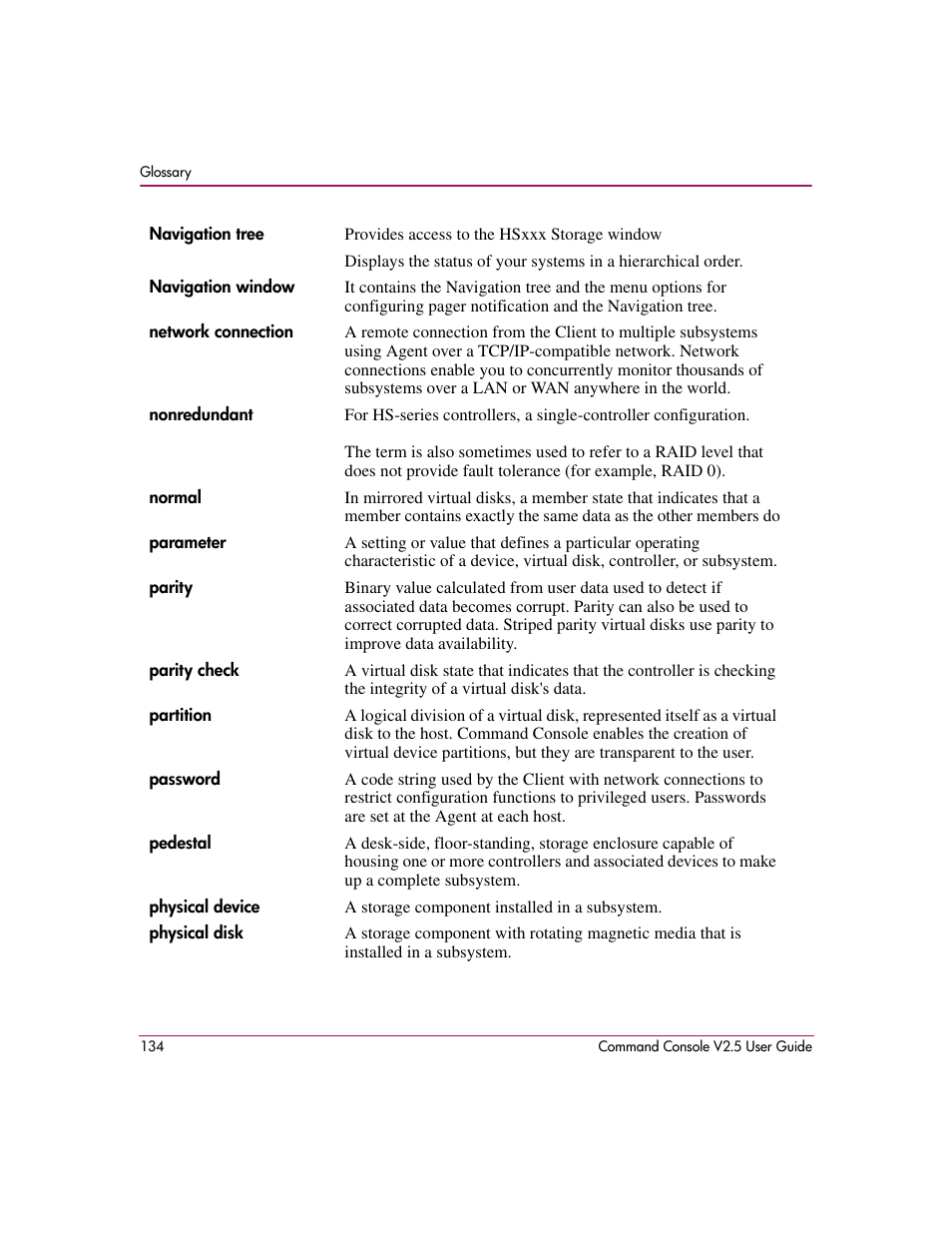 HP StorageWorks EVA Controller HSG V8.8 Software User Manual | Page 134 / 150