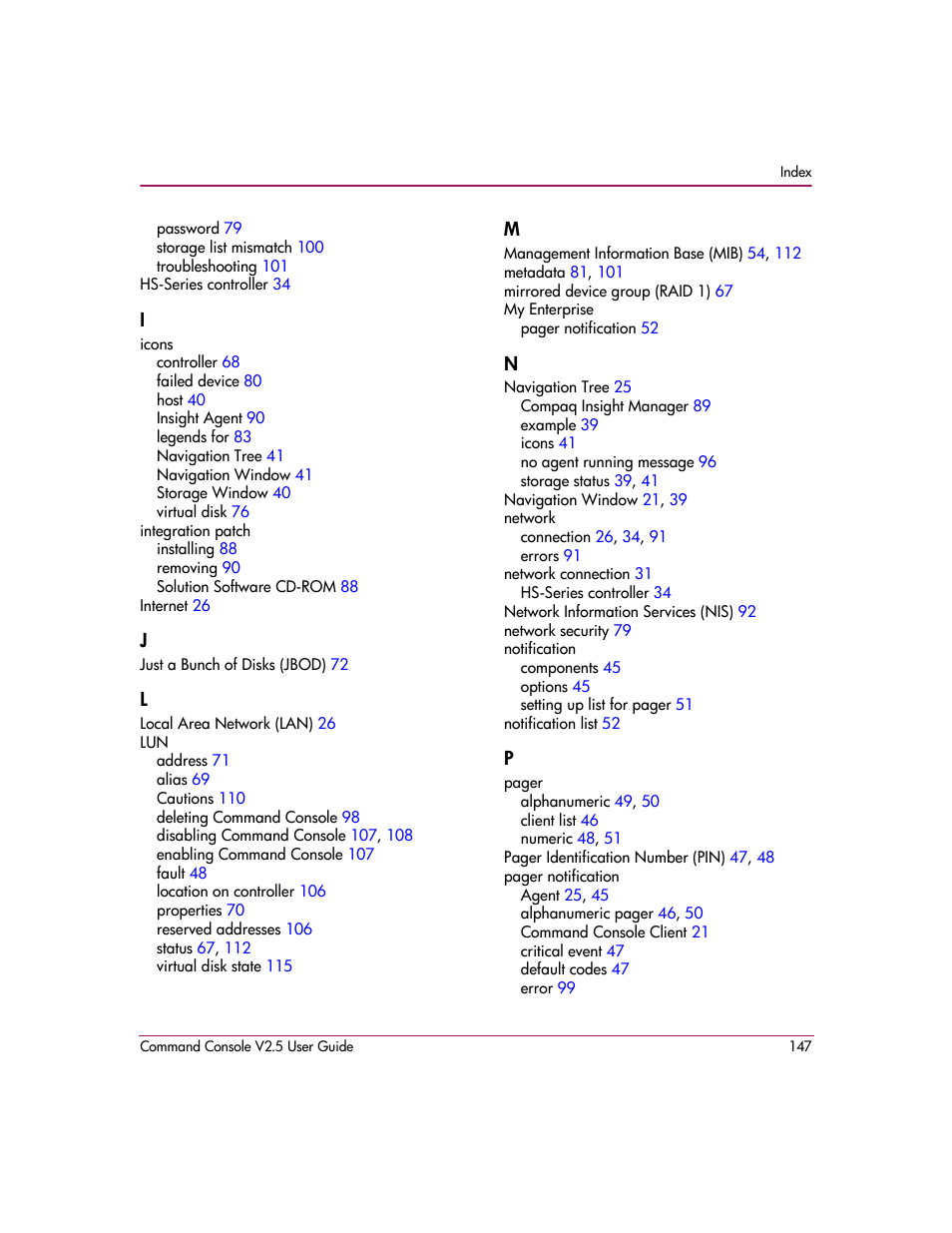 HP StorageWorks EVA Controller HSG V8.8 Software User Manual | Page 147 / 150
