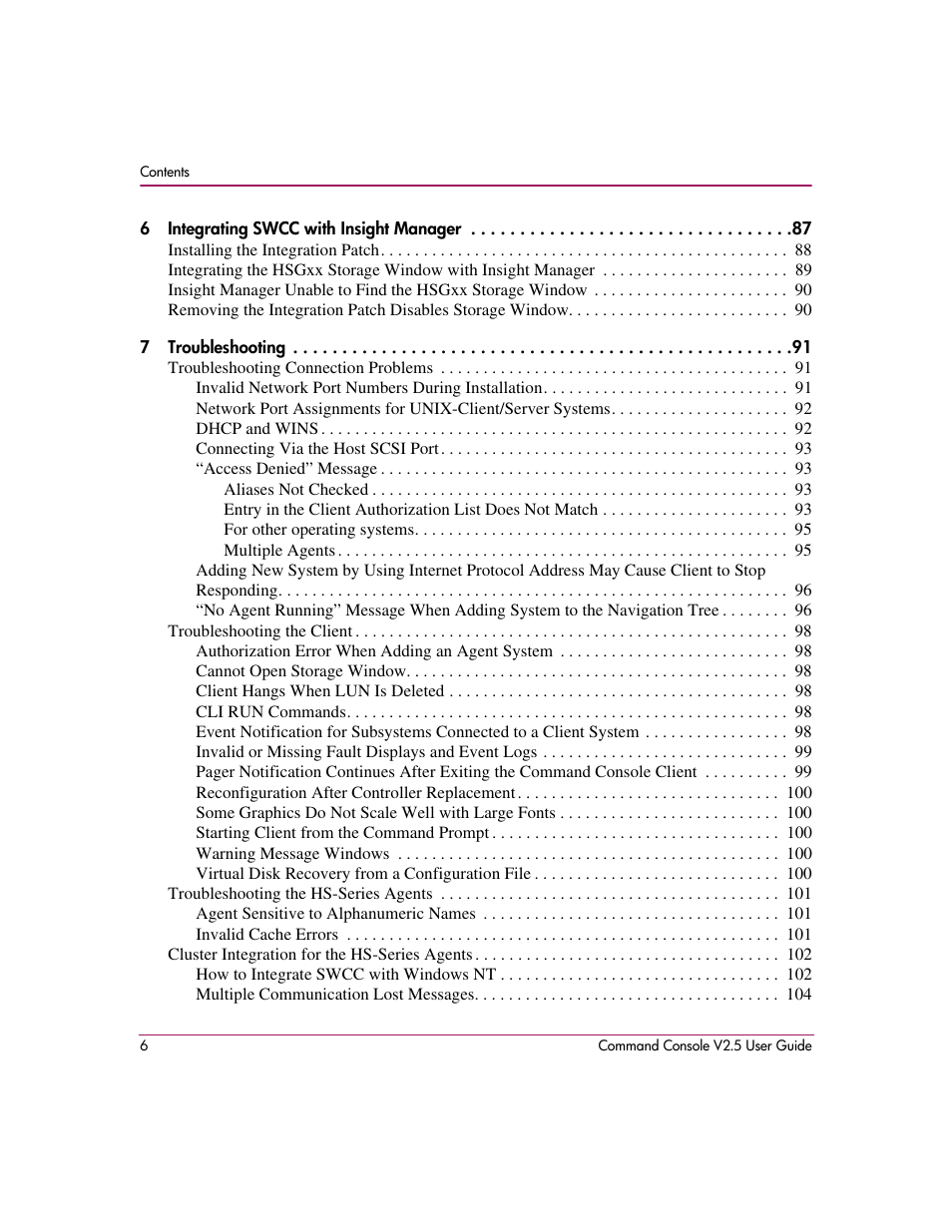 HP StorageWorks EVA Controller HSG V8.8 Software User Manual | Page 6 / 150